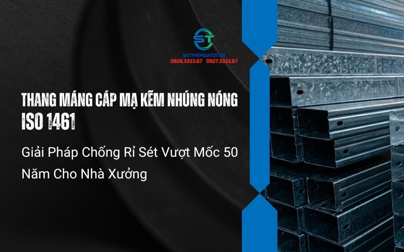 Thang Máng Cáp Mạ Kẽm Nhúng Nóng ISO 1461